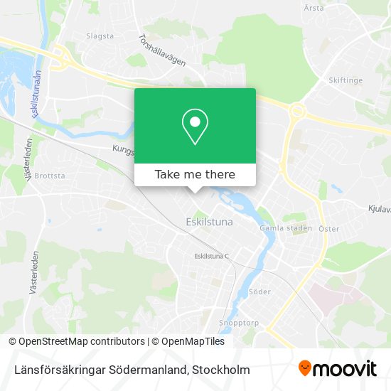 Länsförsäkringar Södermanland map