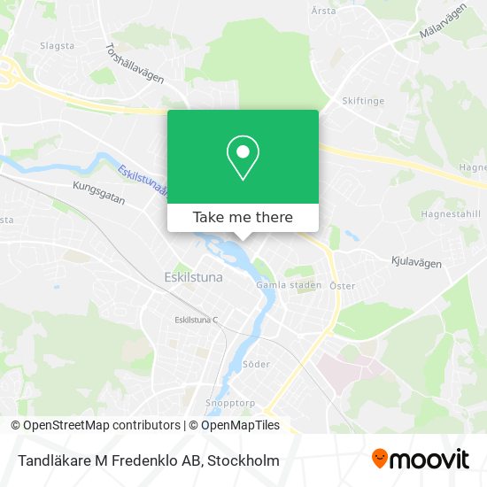 Tandläkare M Fredenklo AB map