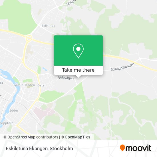 Eskilstuna Ekängen map