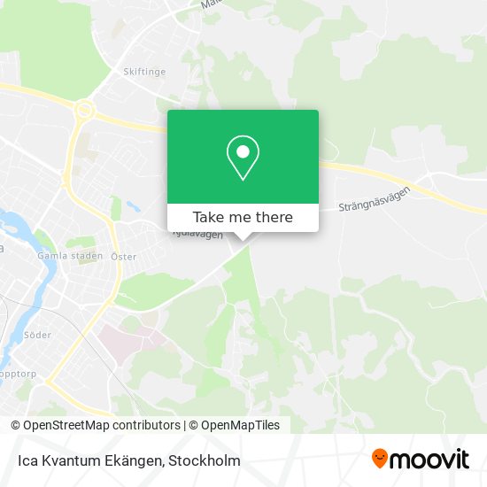 Ica Kvantum Ekängen map