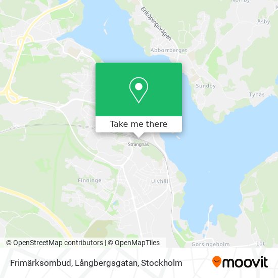 Frimärksombud, Långbergsgatan map