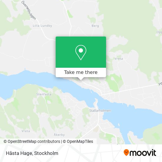 Håsta Hage map