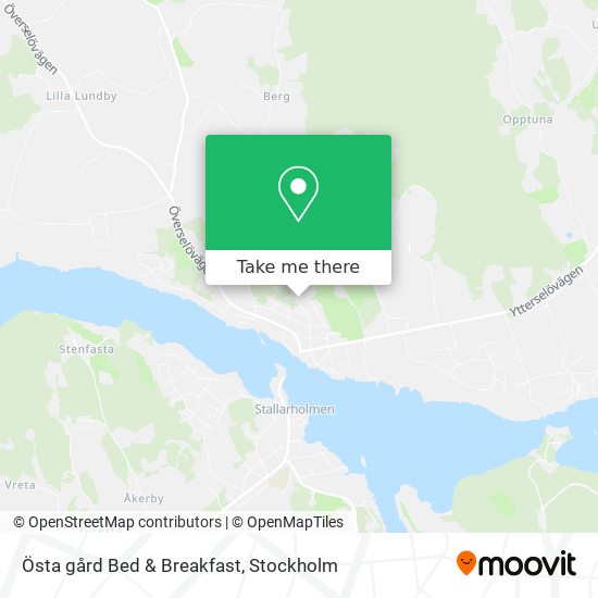 Östa gård Bed & Breakfast map