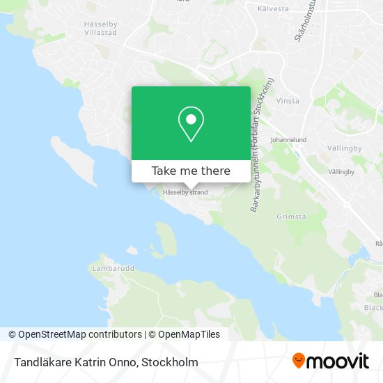 Tandläkare Katrin Onno map