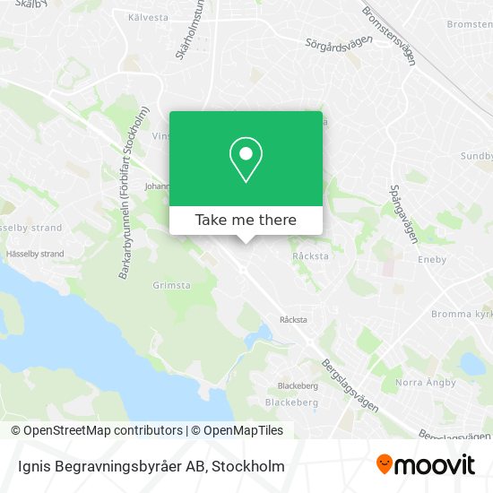 Ignis Begravningsbyråer AB map