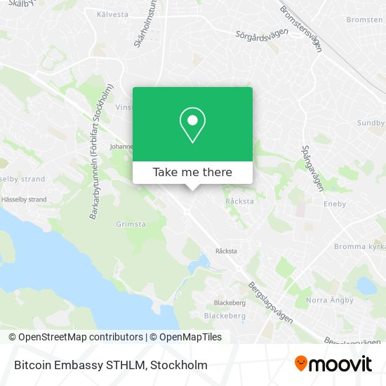 Bitcoin Embassy STHLM map