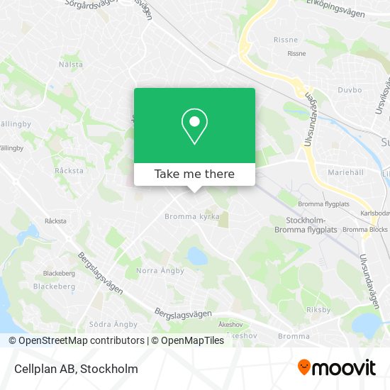 Cellplan AB map