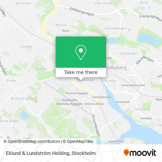 Eklund & Lundström Holding map