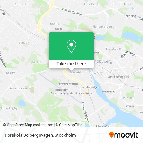 Förskola Solbergsvägen map