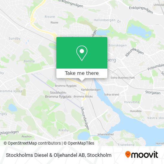 Stockholms Diesel & Oljehandel AB map