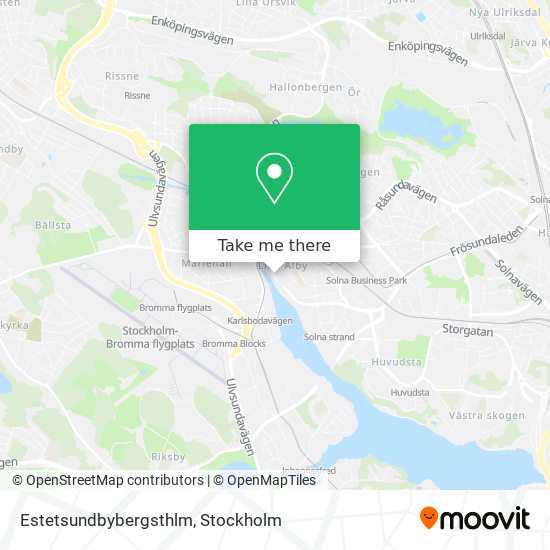 Estetsundbybergsthlm map