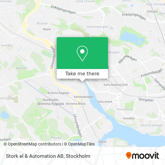Stork el & Automation AB map