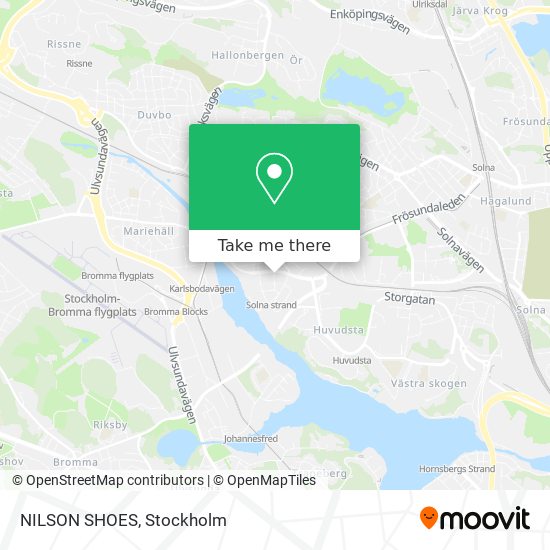 NILSON SHOES map