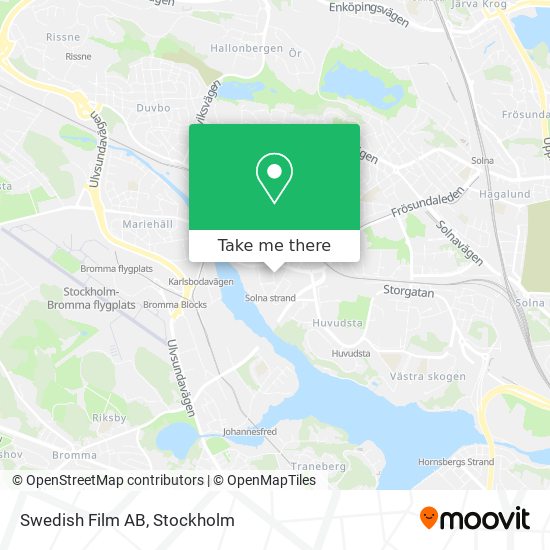 Swedish Film AB map