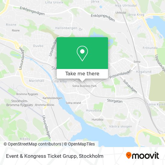 Event & Kongress Ticket Grupp map