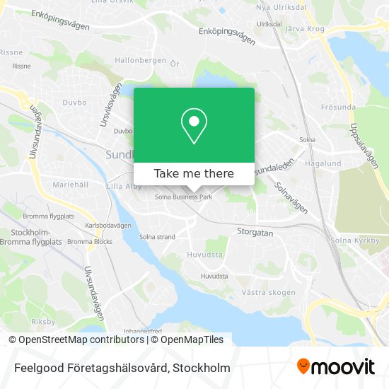 Feelgood Företagshälsovård map