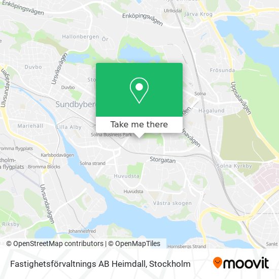 Fastighetsförvaltnings AB Heimdall map