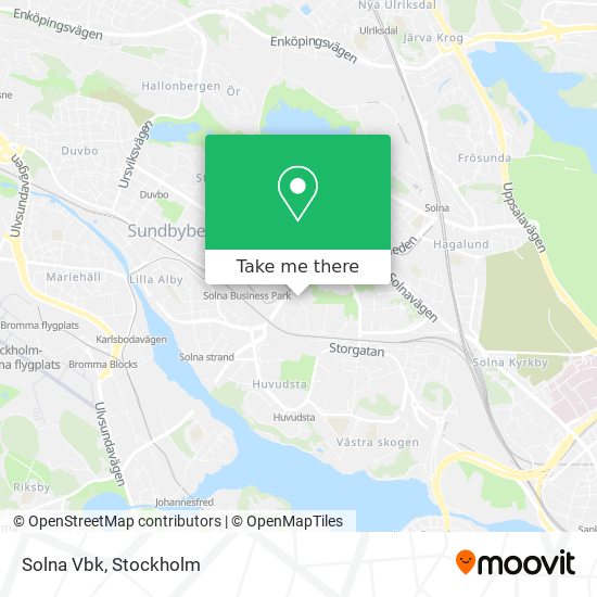 Solna Vbk map