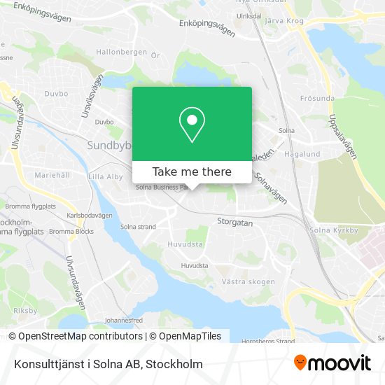 Konsulttjänst i Solna AB map