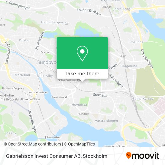 Gabrielsson Invest Consumer AB map