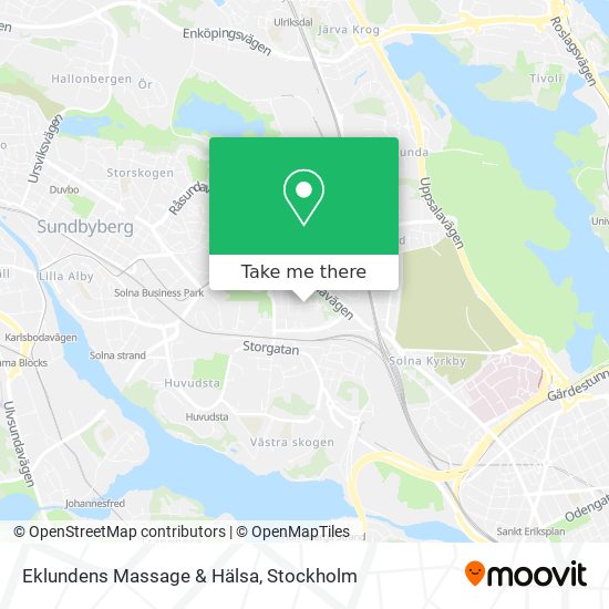 Eklundens Massage & Hälsa map