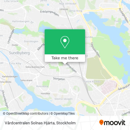 Vårdcentralen Solnas Hjärta map