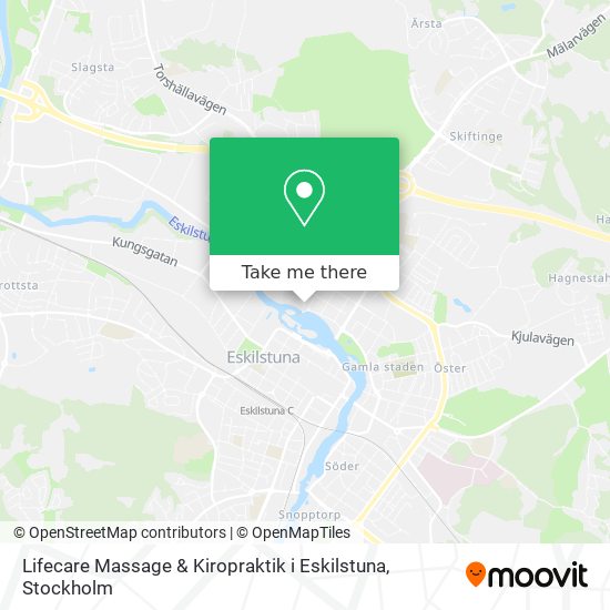 Lifecare Massage & Kiropraktik i Eskilstuna map