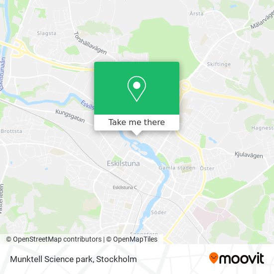 Munktell Science park map