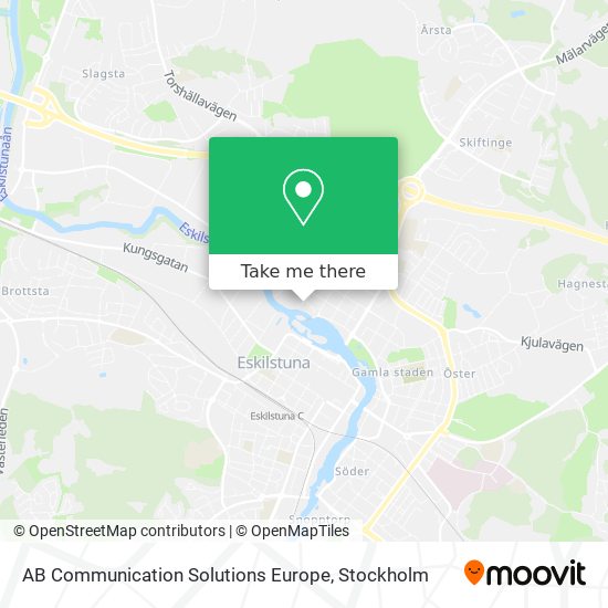 AB Communication Solutions Europe map