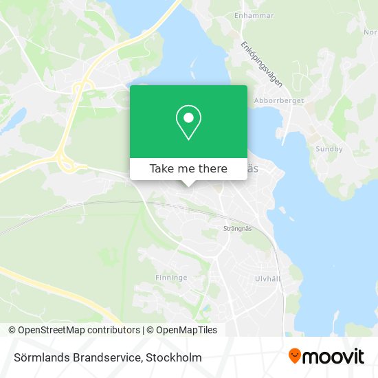 Sörmlands Brandservice map