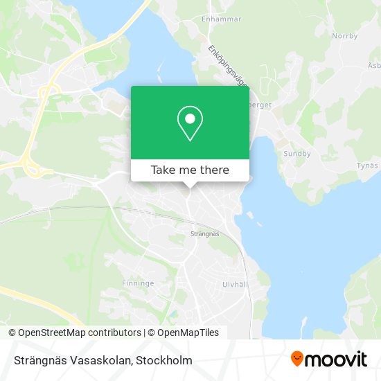 Strängnäs Vasaskolan map