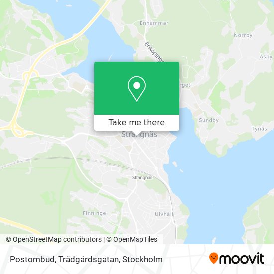 Postombud, Trädgårdsgatan map