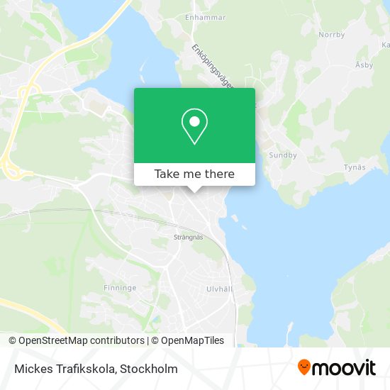 Mickes Trafikskola map