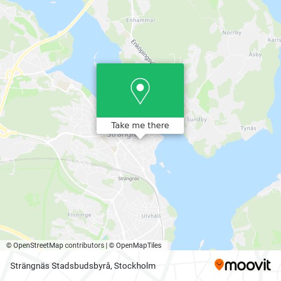 Strängnäs Stadsbudsbyrå map