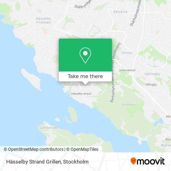 Hässelby Strand Grillen map