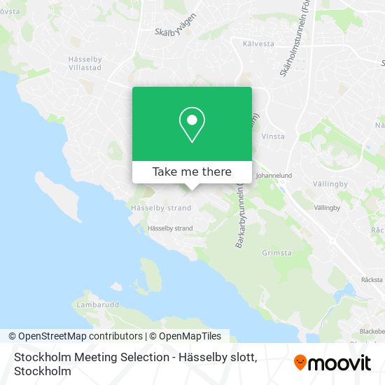 Stockholm Meeting Selection - Hässelby slott map