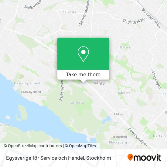 Egysverige för Service och Handel map