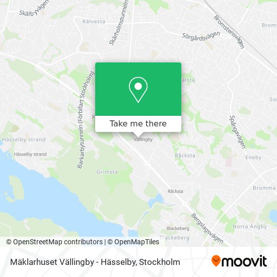 Mäklarhuset Vällingby - Hässelby map