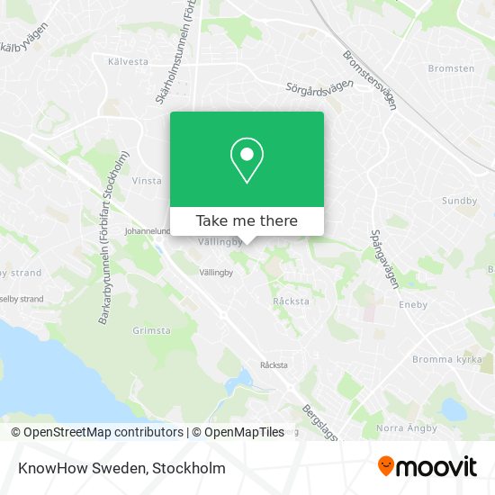 KnowHow Sweden map