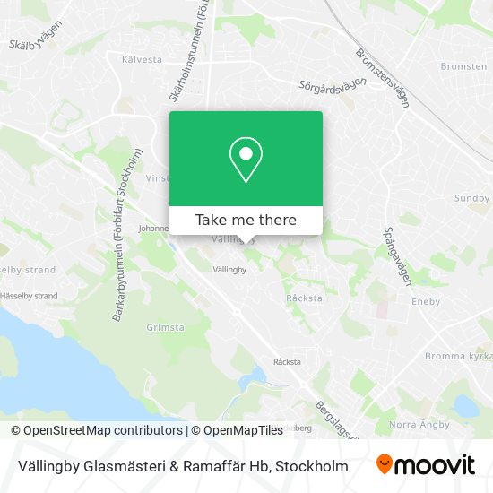 Vällingby Glasmästeri & Ramaffär Hb map