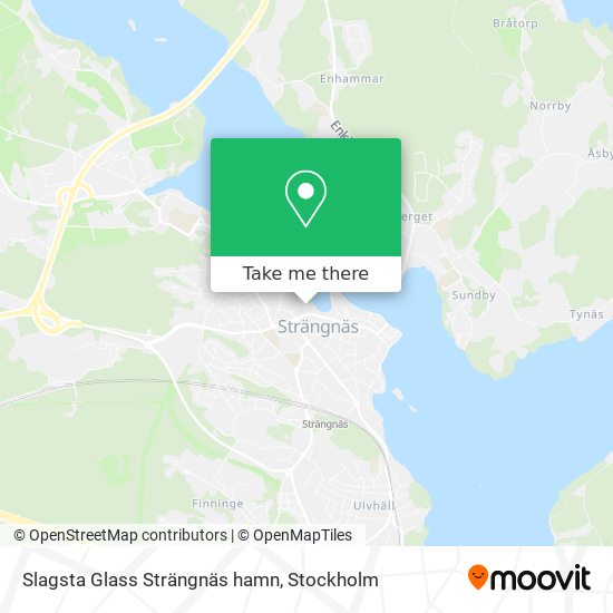 Slagsta Glass Strängnäs hamn map