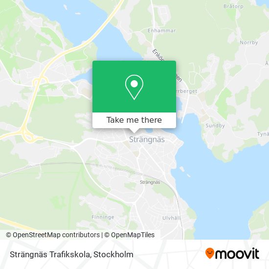 Strängnäs Trafikskola map