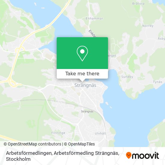 Arbetsförmedlingen, Arbetsförmedling Strängnäs map