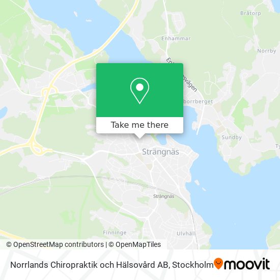 Norrlands Chiropraktik och Hälsovård AB map