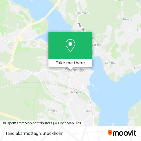 Tandläkarmottagn map