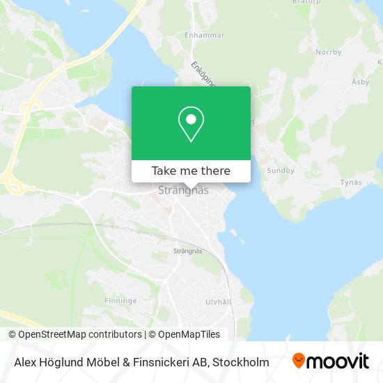 Alex Höglund Möbel & Finsnickeri AB map