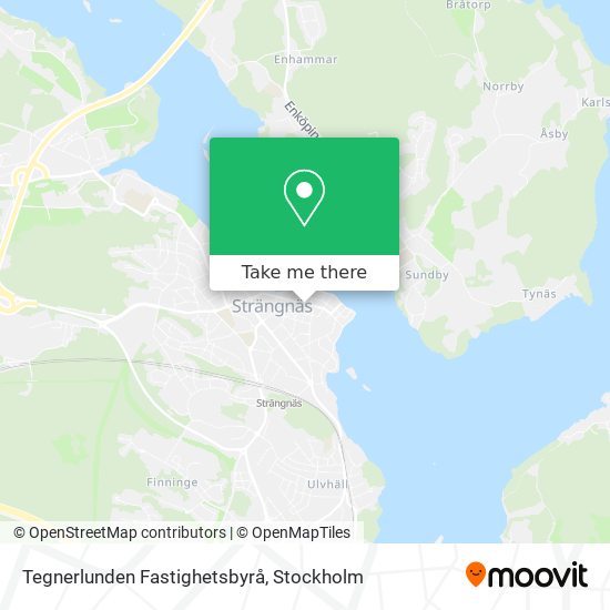 Tegnerlunden Fastighetsbyrå map