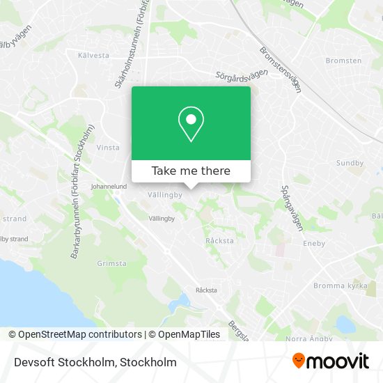 Devsoft Stockholm map