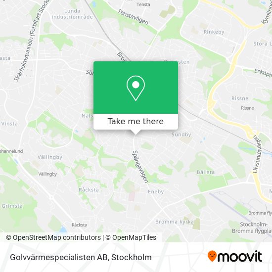 Golvvärmespecialisten AB map