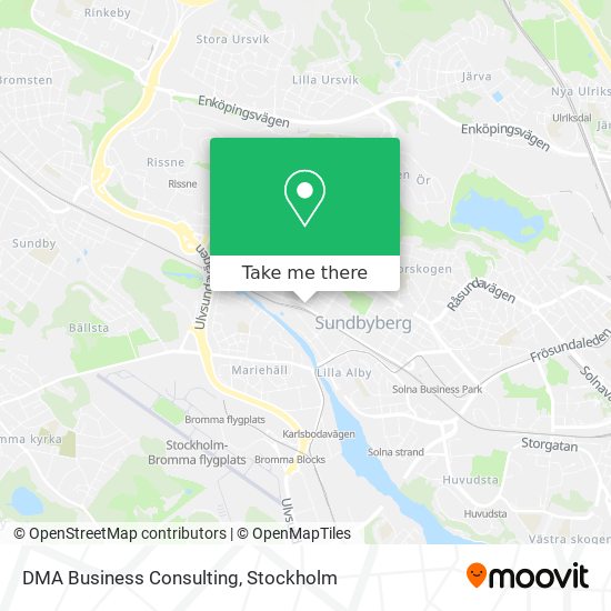 DMA Business Consulting map